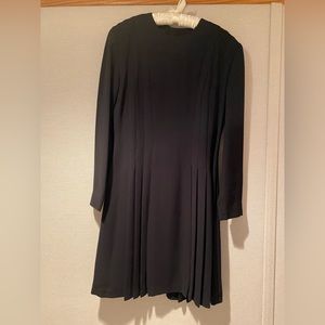 Marianna, women’s pleated dress, black , size 14